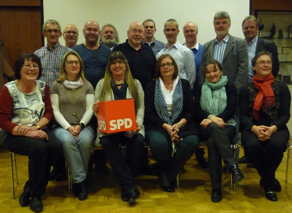 Attraktive Liste für die Wahlen zum Gemeinderat SPDOrtsverein Marbach